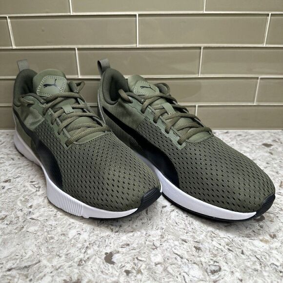 Puma Flyer Runner Green Running Shoes - Picture 1 of 9